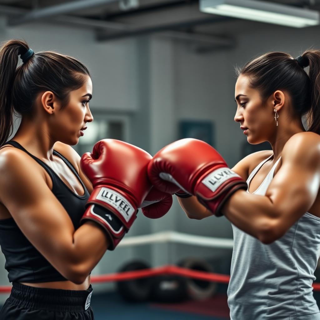 Ladies boxing training at Super-Me Fitness